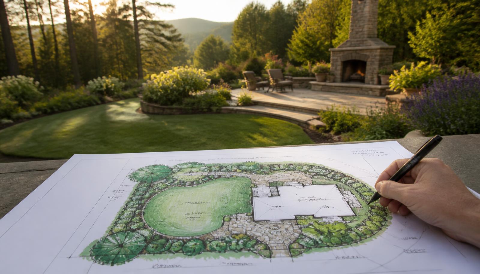 Landscape Design in Gainesville, Georgia by Heritage Landscape